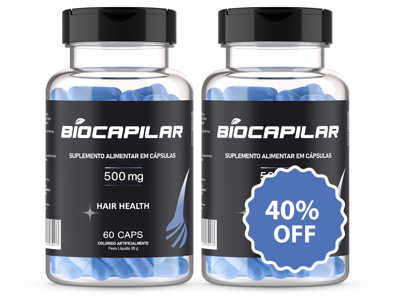 2 frascos de biocapilar